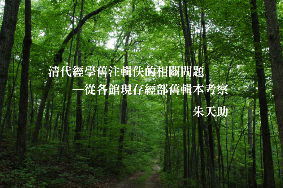 清代經學舊注輯佚的相關問題——從各館現存經部舊輯本考察