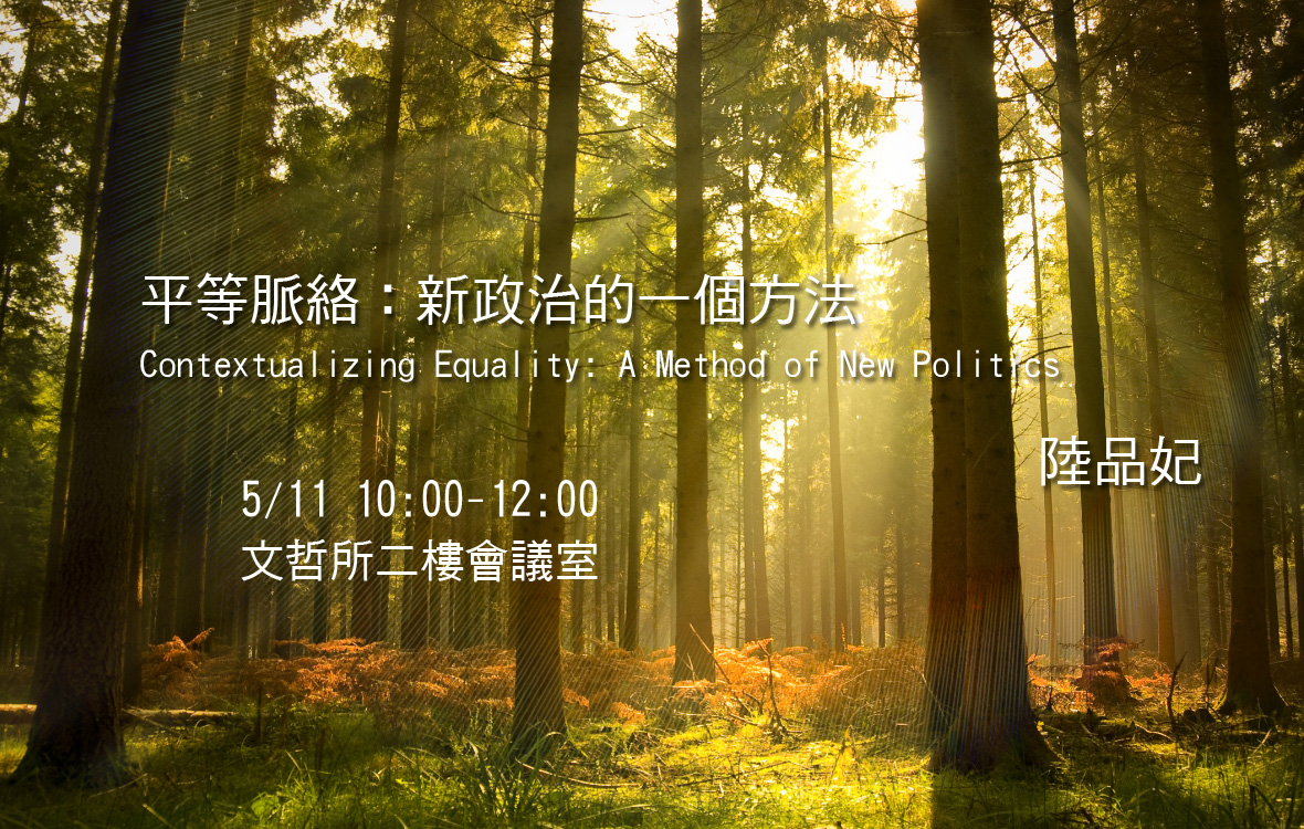 平等脈絡：新政治的一個方法